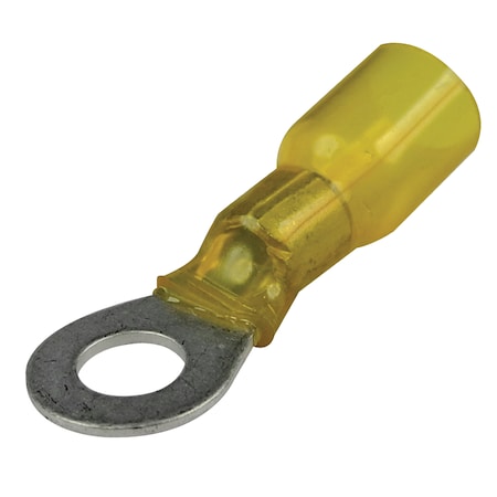 Seachoice Heat Shrink Ring Terminals, Yellow, 25 Pack 60051